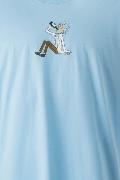  POLERA DE RICK Y MORTY REGULAR FIT PARA HOMBRE