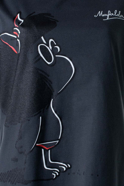  POLERA DE MAFALDA REGULAR FIT PARA MUJER