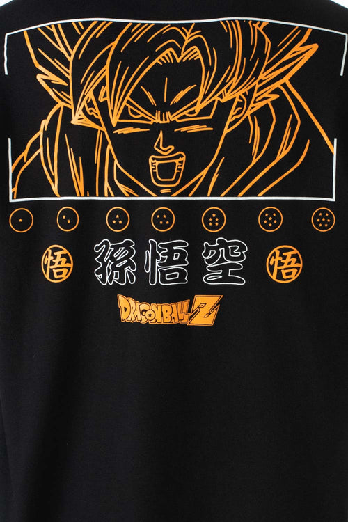Card slide image -  POLERONES DE DRAGON BALL Z CERRADO CON CAPUCHA  NEGRO PARA HOMBRE