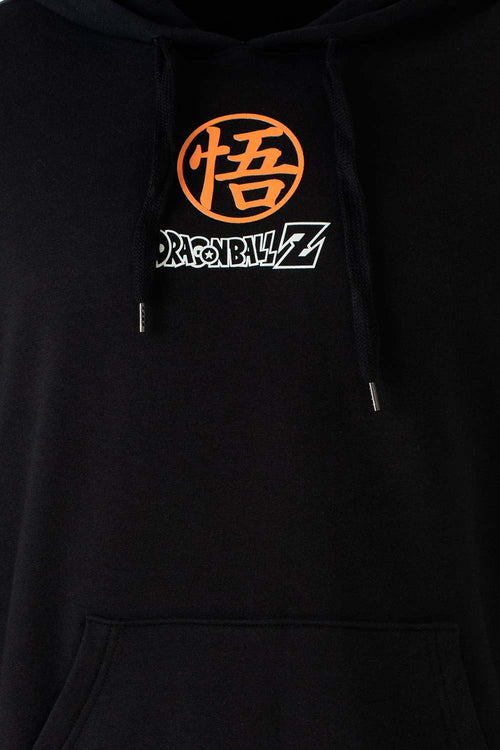 Card slide image -  POLERONES DE DRAGON BALL Z CERRADO CON CAPUCHA  NEGRO PARA HOMBRE