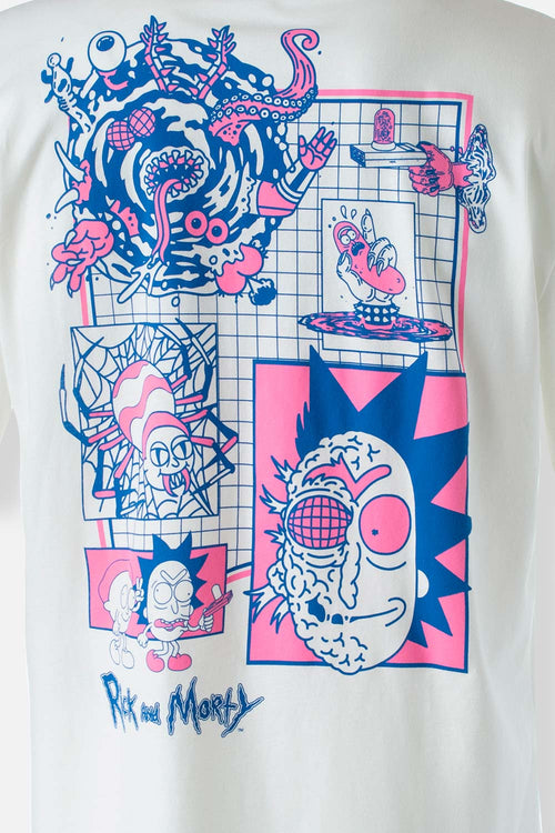 Card slide image -  POLERA  DE RICK Y MORTY MARFIL MANGA CORTA PARA HOMBRE