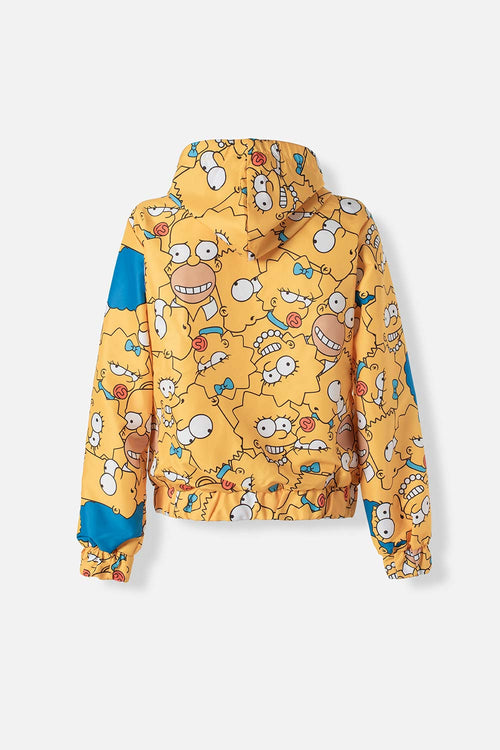 Card slide image -  CHAQUETA DE LOS SIMPSON CON CIERRE Y CAPUCHA AMARILLA PARA MUJER