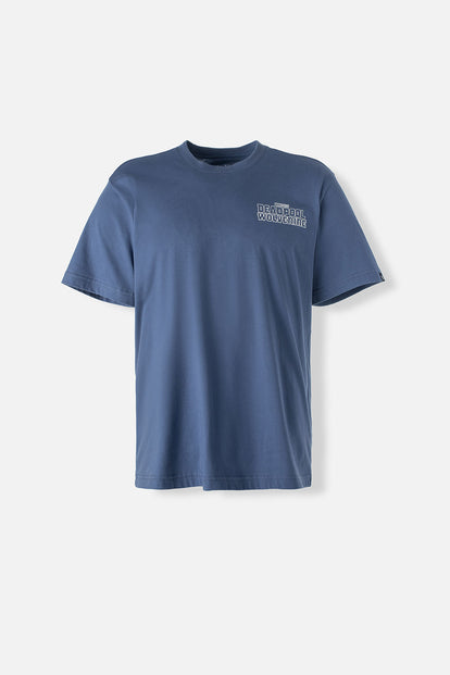  POLERA  DE DEADPOOL AZUL CON ESTAMPADO EN ESPALDA GÉNERO NEUTRO