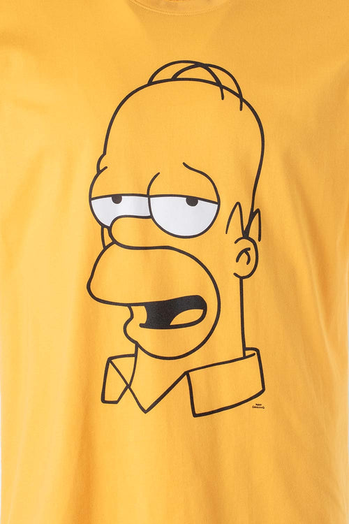 Card slide image -  POLERA  DE LOS SIMPSON AMARILLA MANGA CORTA PARA HOMBRE