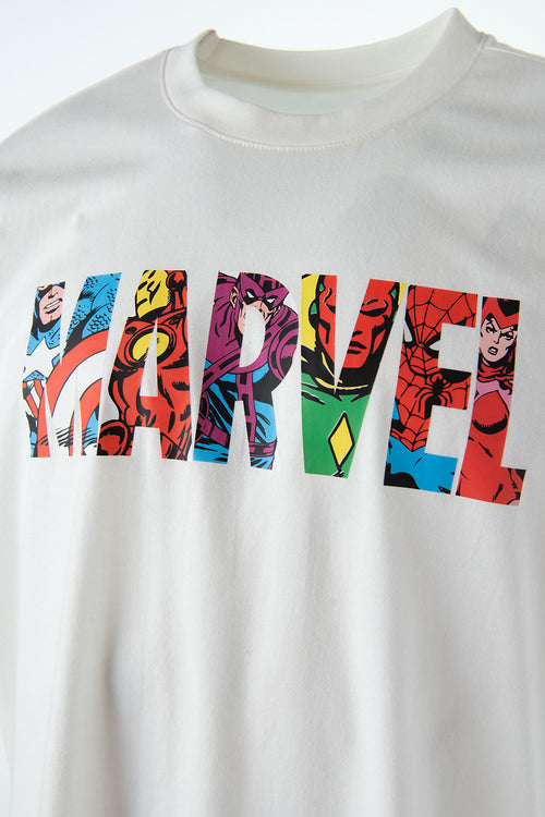 Card slide image -  POLERA  DE MARVEL MARFIL MANGA CORTA PARA HOMBRE