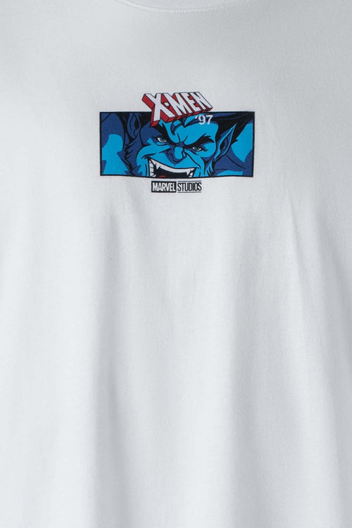 Card slide image -  POLERA  X-MEN MANGA CORTA BLANCA PARA HOMBRE