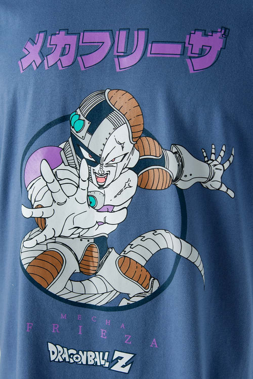 Card slide image -  POLERA  DE DRAGON BALL Z AZUL ESTAMPADA EN FRENTE PARA HOMBRE