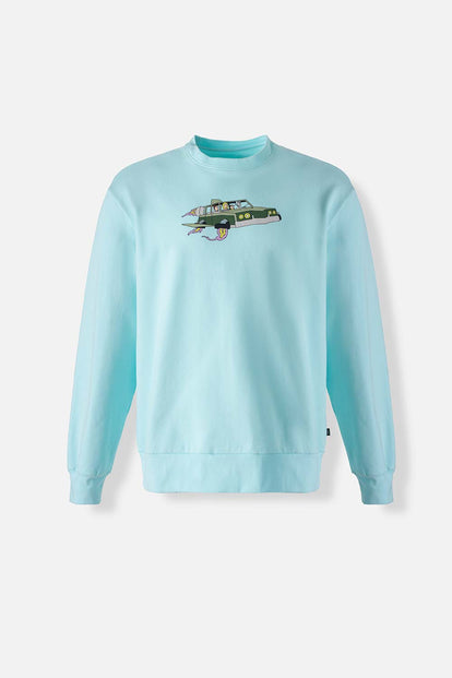  POLERONES DE RICK Y MORTY CERRADO AZUL PARA HOMBRE