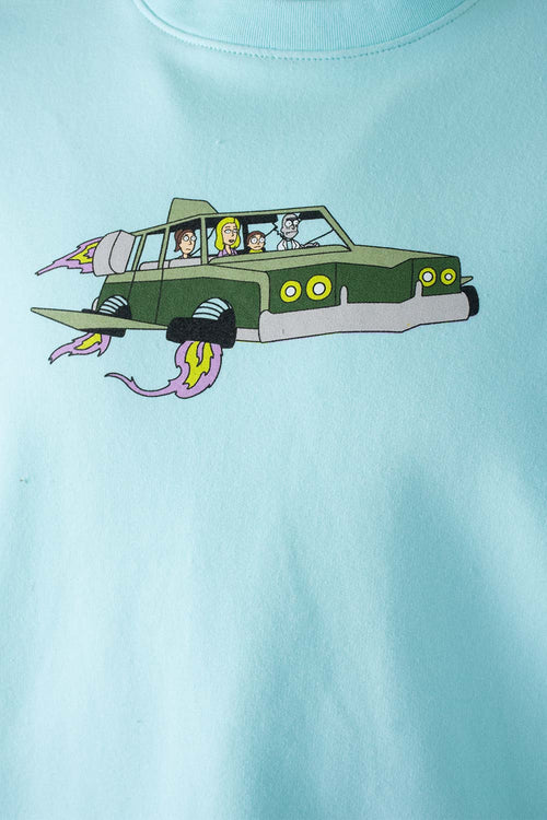 Card slide image -  POLERONES DE RICK Y MORTY CERRADO AZUL PARA HOMBRE