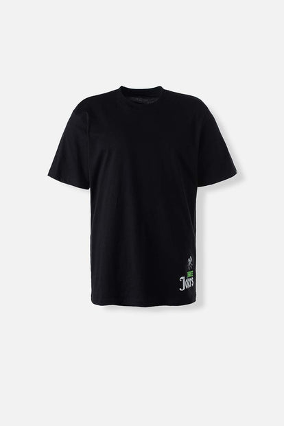  POLERA  DE EL JOKER NEGRA ESTAMPADA EN ESPALDA PARA HOMBRE