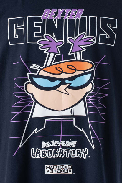 POLERA  DE DEXTER’S AZUL MANGA CORTA PARA HOMBRE