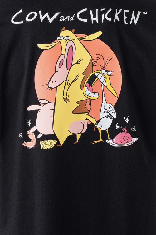 Card slide image -  POLERA  DE CARTOON NETWORK NEGRA MANGA CORTA PARA HOMBRE