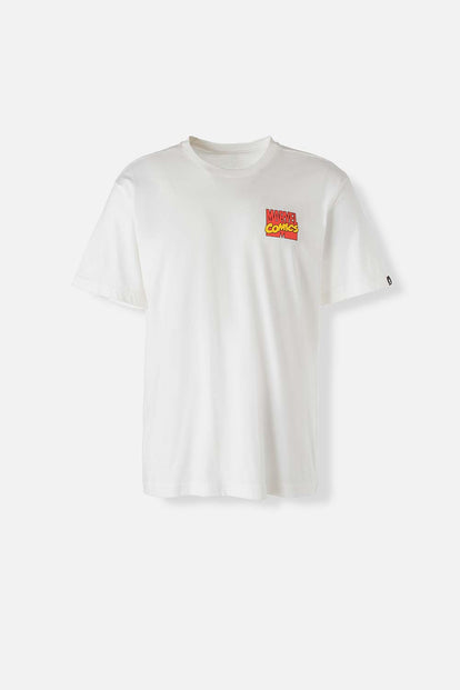 POLERA  DE MARVEL MANGA CORTA MARFIL PARA HOMBRE