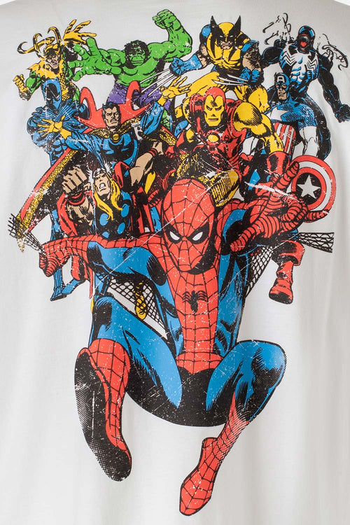Card slide image -  POLERA  DE MARVEL MANGA CORTA MARFIL PARA HOMBRE