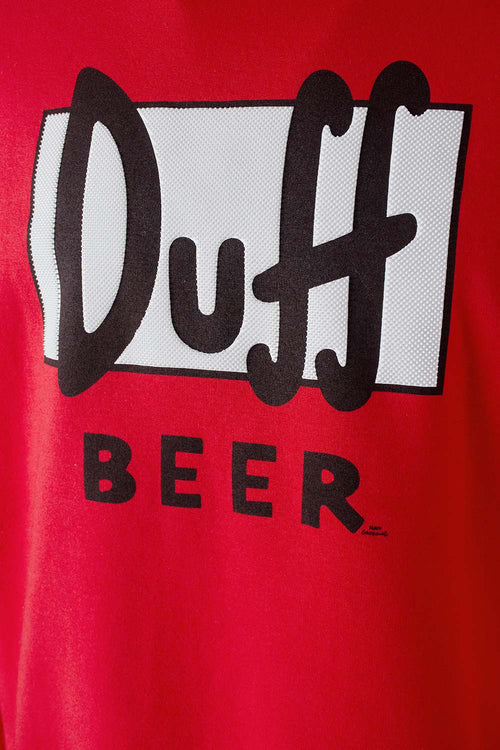 Card slide image -  POLERONES DE LOS SIMPSON ROJO CERRADO PARA HOMBRE