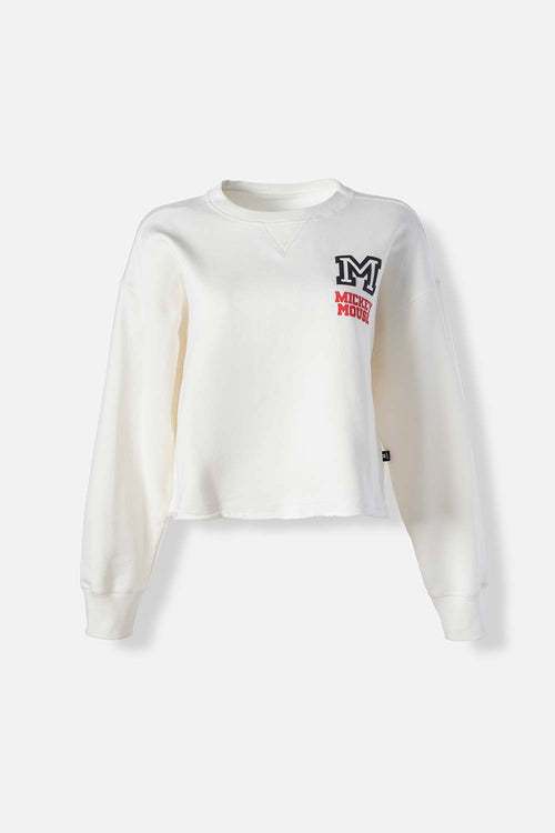 Card slide image -  POLERON DE MICKEY MOUSE MARFIL CERRADO PARA MUJER