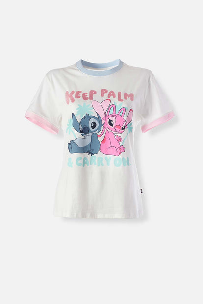  POLERA DE STITCH REGULAR FIT PARA MUJER