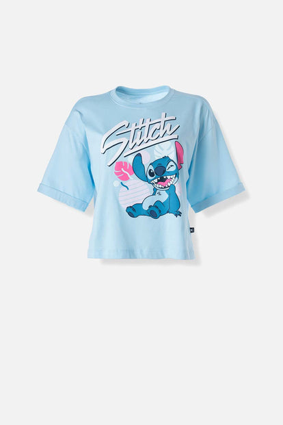  POLERA DE STITCH BOXY FIT PARA MUJER
