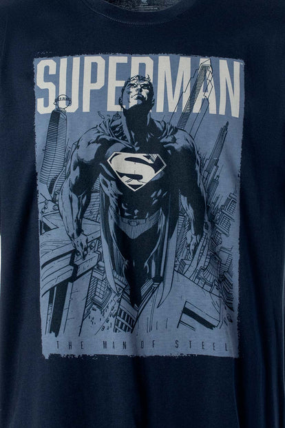  POLERA DE SUPERMAN REGULAR FIT PARA HOMBRE