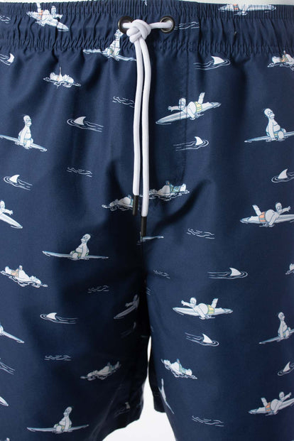  PANTALONETA DE BAÑO SIMPSONS CON CORDÓN PARA HOMBRE