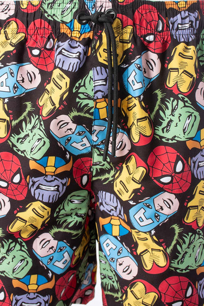  BERMUDA DE BAÑO DE MARVEL MULTICOLOR PARA HOMBRE