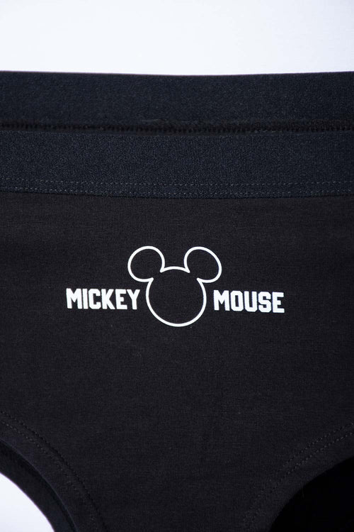 Card slide image -  PACK X2 PANTIES DE MICKEY MOUSE NEGRO Y MARFIL PARA MUJER