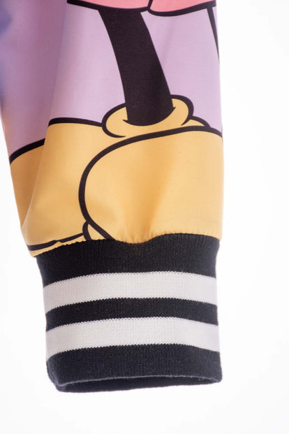  CHAQUETA DE MICKEY MOUSE MULTICOLOR ABIERTA PARA MUJER