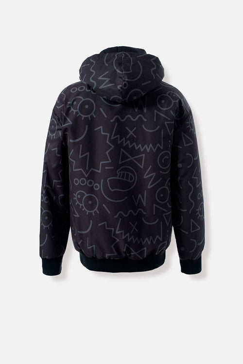 Card slide image -  CHAQUETA DE LOS SIMPSON REGULAR FIT NEGRA PARA HOMBRE