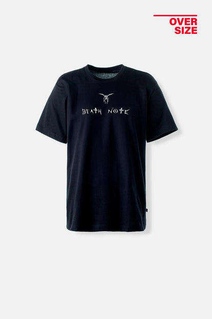  POLERA DE DEATH NOTE OVERSIZED FIT DE HOMBRE