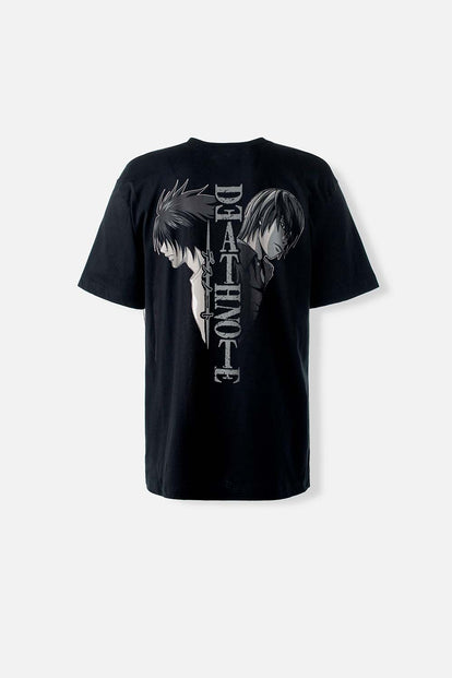  POLERA DE DEATH NOTE OVERSIZED FIT DE HOMBRE