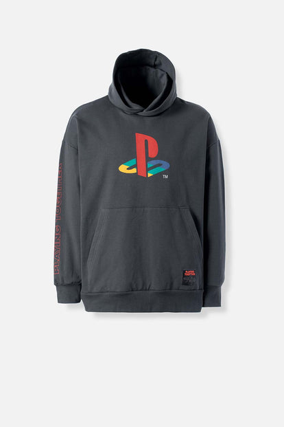  POLERONES DE PLAY STATION CERRADO GRIS PARA HOMBRE