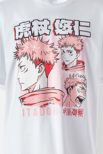  POLERA DE JUJUTSU KAISEN OVERSIZED FIT PARA HOMBRE