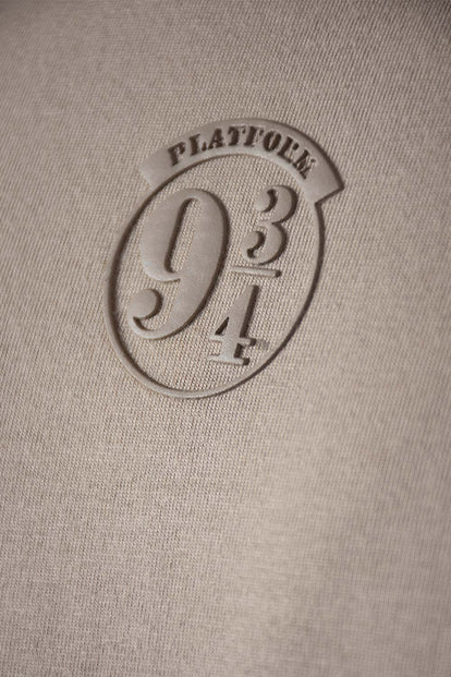  POLERA DE HARRY POTTER MANGA CORTA COLOR TAUPE PARA HOMBRE
