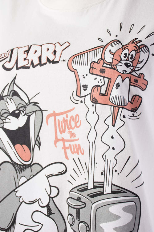Card slide image -  POLERA DE TOM Y JERRY REGULAR FIT PARA MUJER