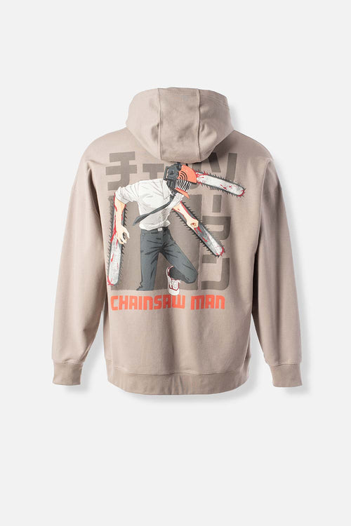 Card slide image -  POLERON DE CHAINSAW MAN CON CAPUCHA PARA HOMBRE