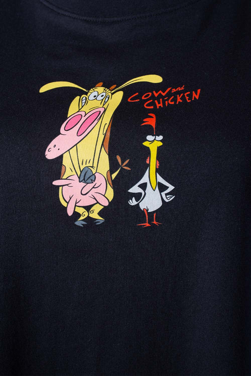 Card slide image -  POLERA  DE LA VACA Y EL POLLITO OVERSIZED FIT PARA MUJER