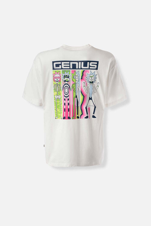 Card slide image -  POLERA  DE RICK Y MORTY RELAX FIT MARFIL PARA HOMBRE