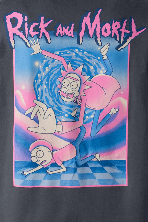 Card slide image -  POLERONES DE RICK AND MORTY GRIS CON CAPUCHA PARA HOMBRE