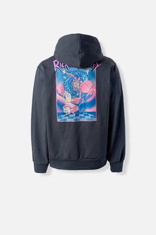 Card slide image -  POLERONES DE RICK AND MORTY GRIS CON CAPUCHA PARA HOMBRE