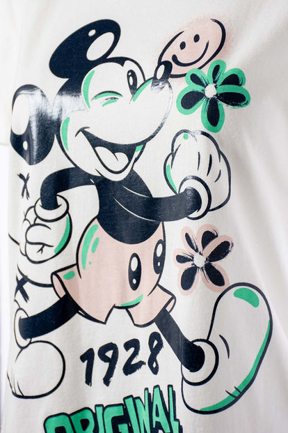  POLERA DE MICKEY MOUSE RELAX FIT PARA MUJER