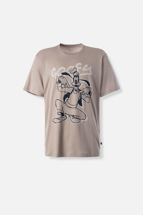 Card slide image -  POLERA  DE GOOFY MANGA CORTA TAUPE PARA HOMBRE