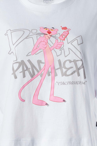  POLERA DE LA PANTERA ROSA BOXY FIT PARA MUJER