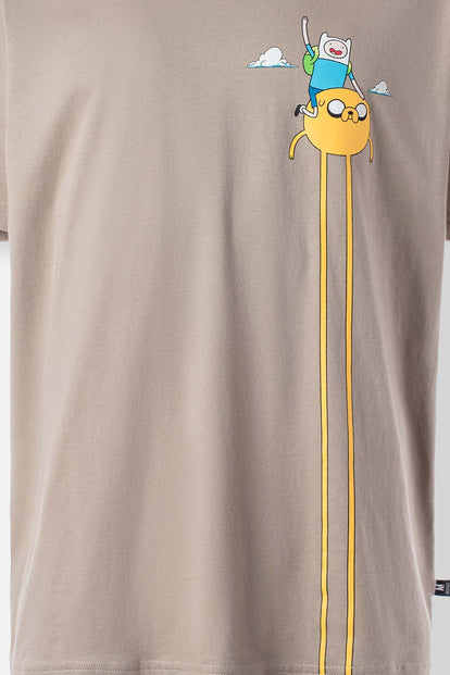  POLERA DE ADVENTURE TIME REGULAR FIT PARA HOMBRE