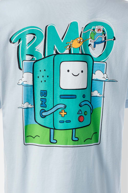  POLERA  DE ADVENTURE TIME REGULAR FIT PARA HOMBRE