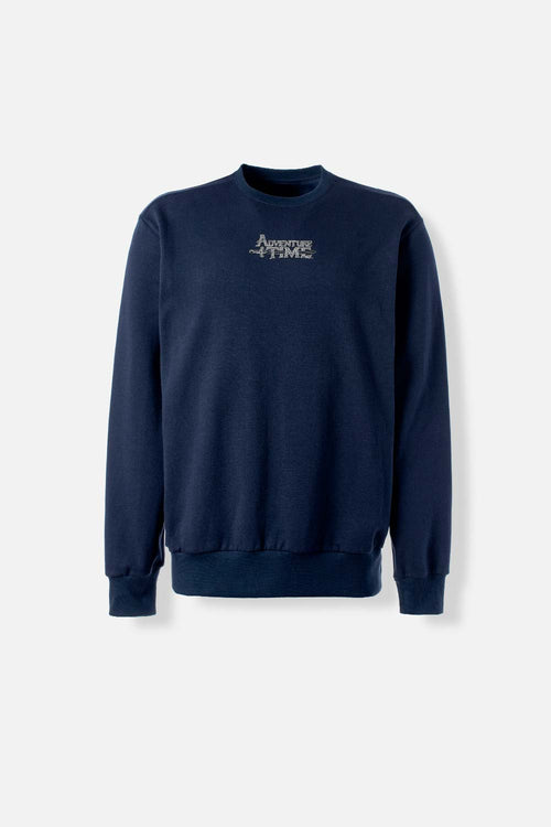 Card slide image -  POLERONES DE ADVENTURE TIME CERRADO AZUL PARA HOMBRE