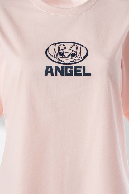  POLERA DE LILO Y STITCH REGULAR FIT PARA MUJER