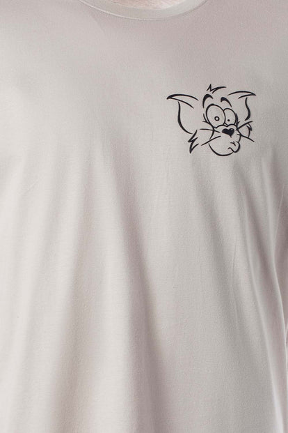  POLERA DE TOM Y JERRY REGULAR FIT PARA HOMBRE