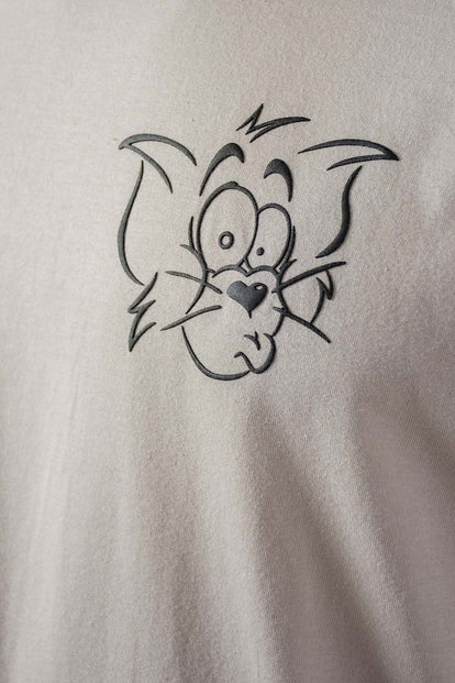  POLERA DE TOM Y JERRY REGULAR FIT PARA HOMBRE