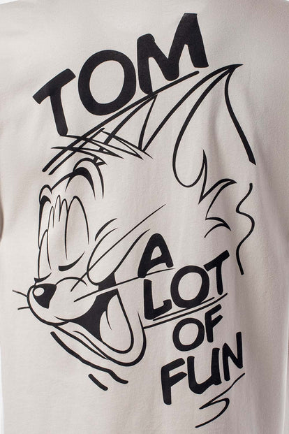  POLERA DE TOM Y JERRY REGULAR FIT PARA HOMBRE