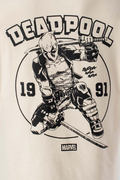  POLERA DE DEADPOOL RELAX FIT PARA HOMBRE